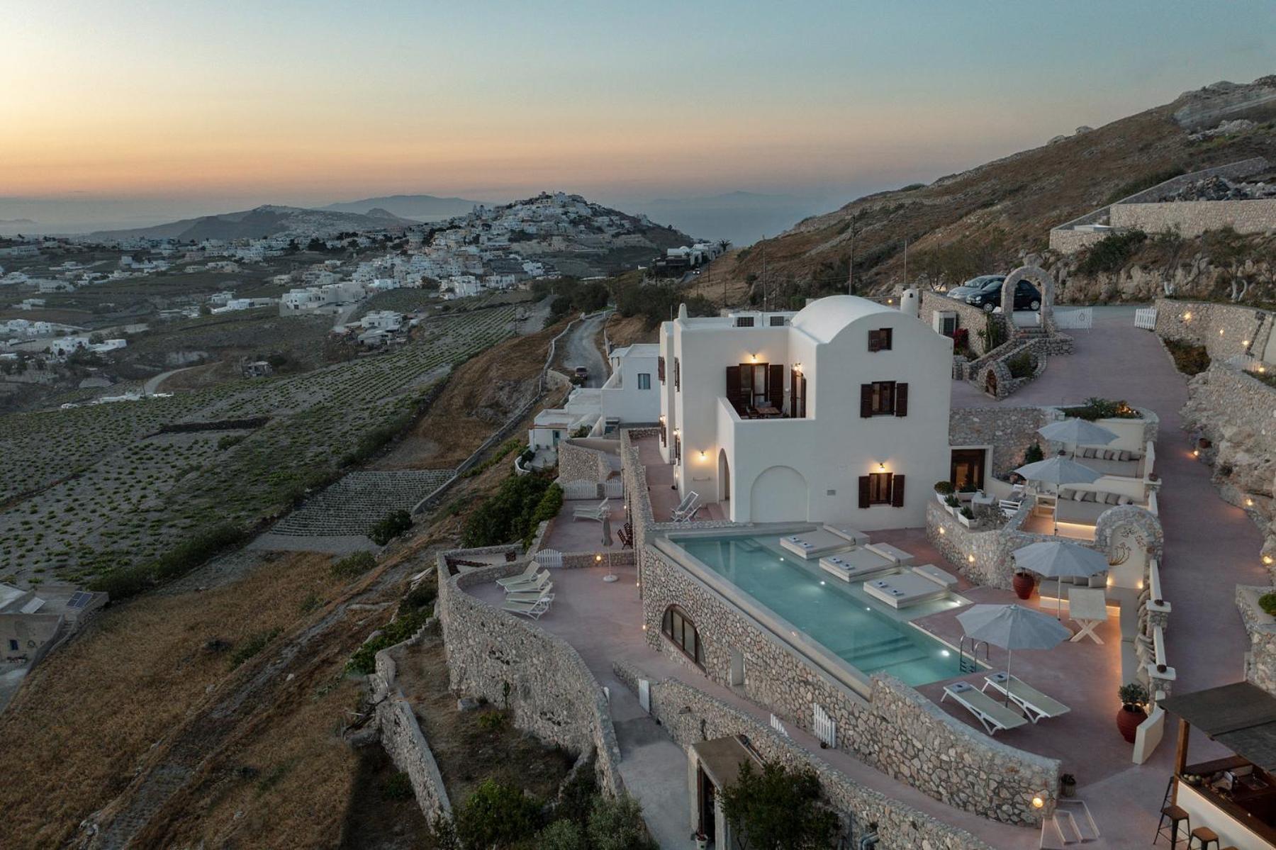 Zatrikion Santorini Villas Pyrgos Kallistis Екстер'єр фото