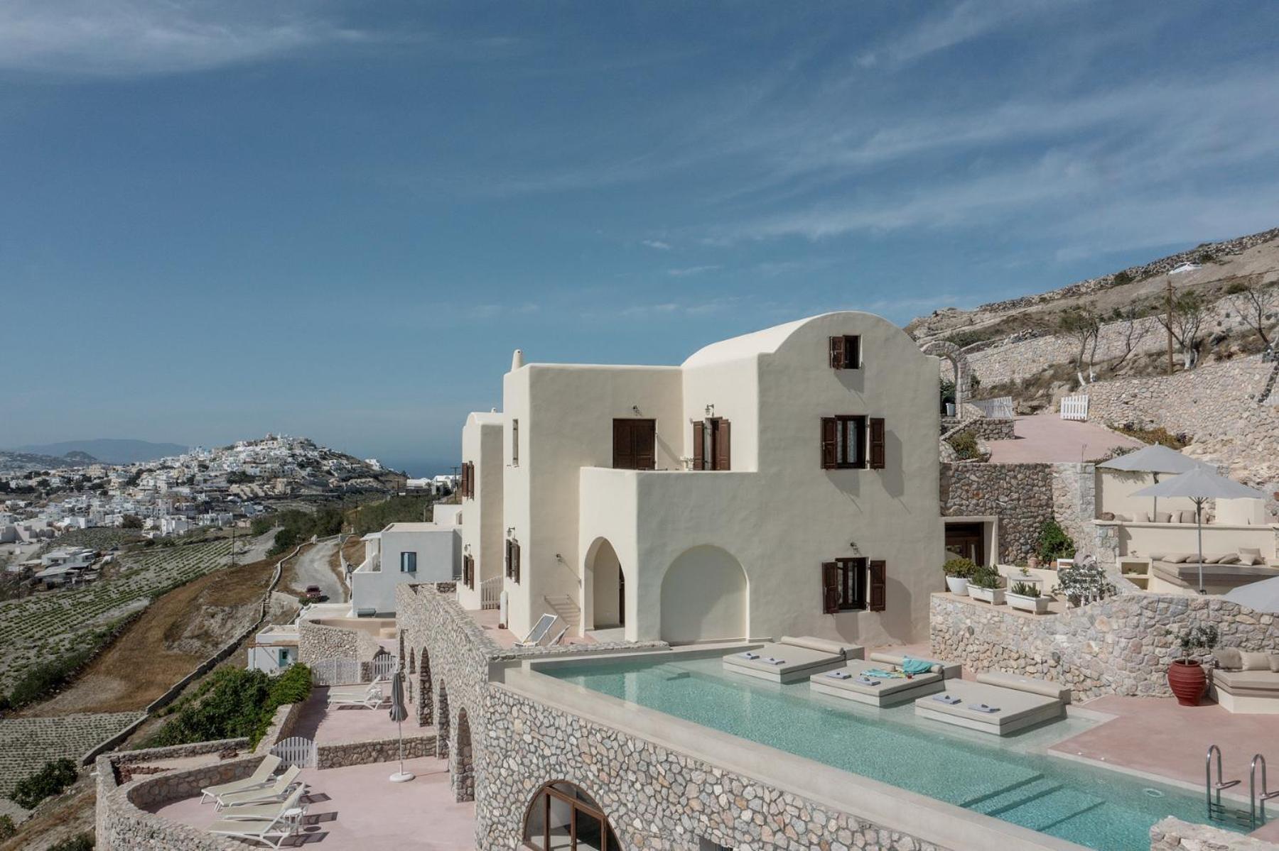 Zatrikion Santorini Villas Pyrgos Kallistis Екстер'єр фото